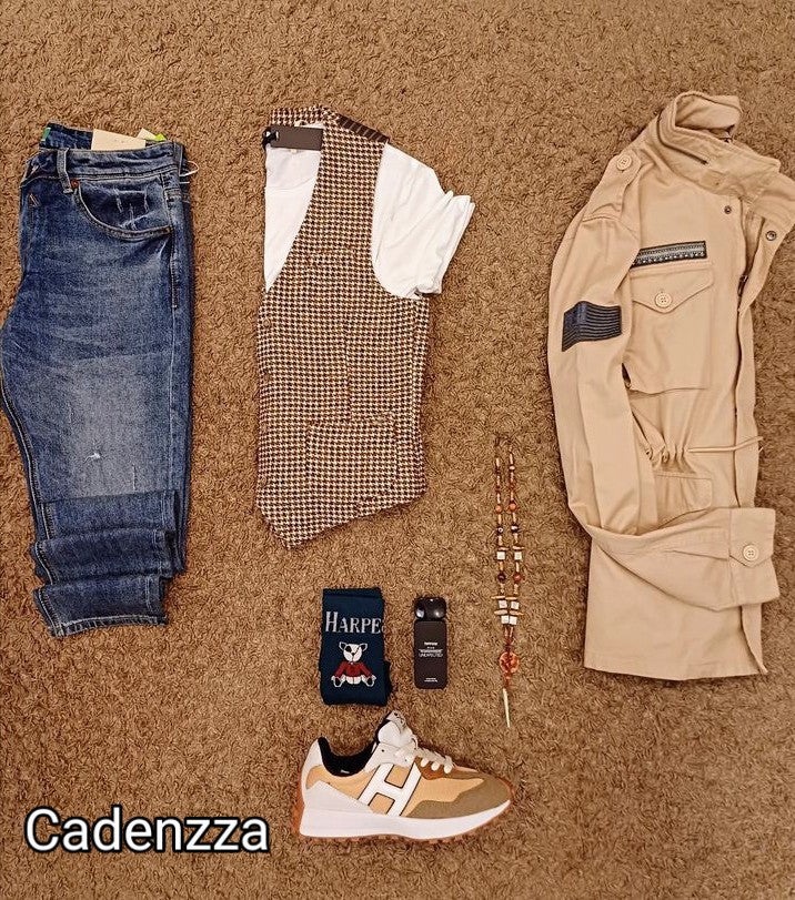 CHAQUETA, PANTALÓN,CHALECO Y PLAYEROS